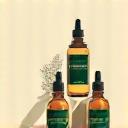 Frascos de suplementos naturais para o sono